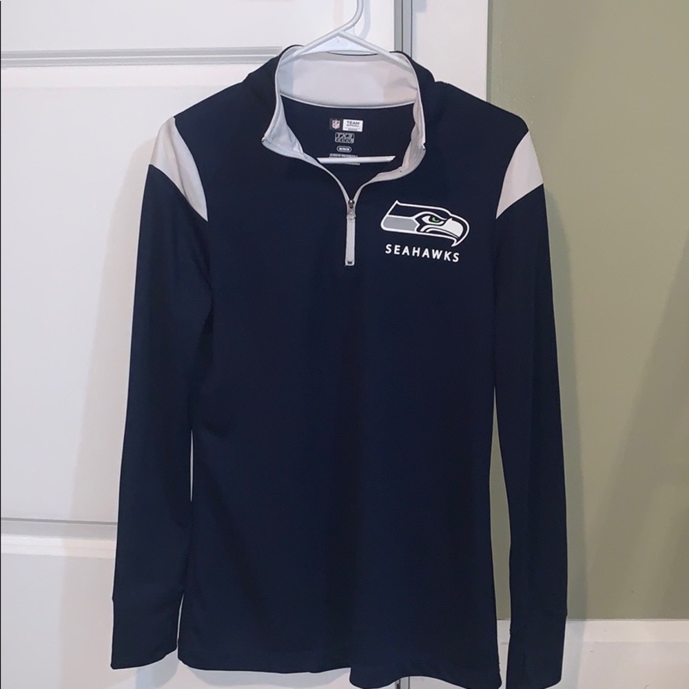 Seattle Seahawks NFL half zip womens